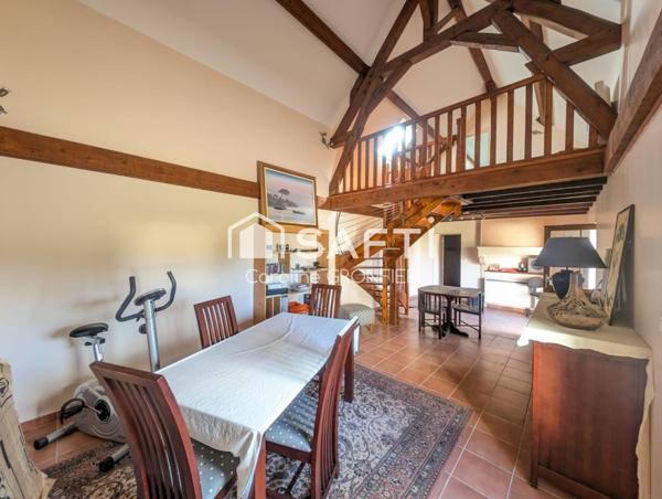 Maison familiale 152m² + Gîte 66m² proche commodités