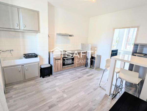 Maison composée de 2 appartements, cour, jardin.