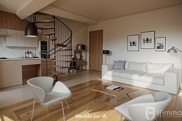 Duplex lumineux avec terrasse au cœur d'Ivry-sur-Seine