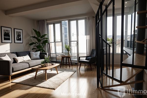 Duplex lumineux avec terrasse au cœur d'Ivry-sur-Seine
