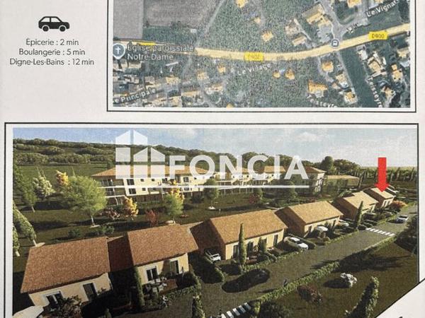 À vendre Maison 4 pièces 82 m² - Le Brusquet 04420