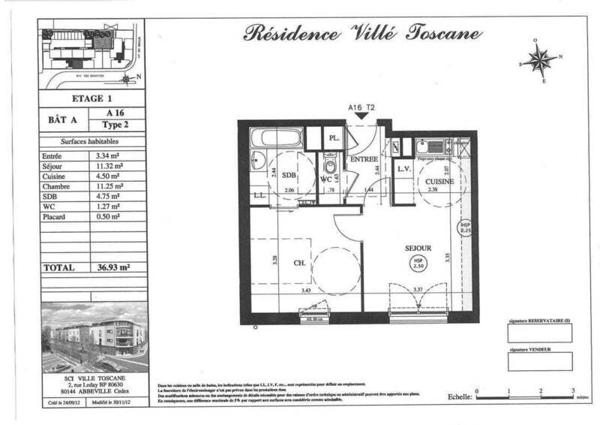 Appartement 2 pièces                                        - 44830 Bouaye - Le Centre Réf : 12081