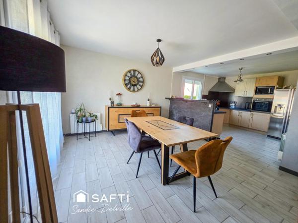 Pavillon 5p- 3ch- sous-sol total + dépendance 35m²