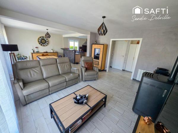 Pavillon 5p- 3ch- sous-sol total + dépendance 35m²