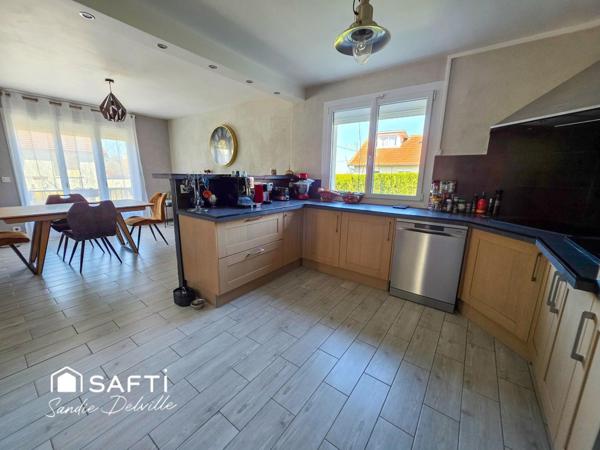 Pavillon 5p- 3ch- sous-sol total + dépendance 35m²