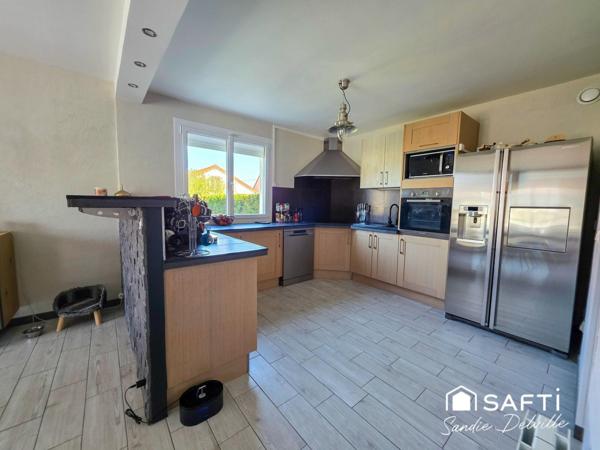 Pavillon 5p- 3ch- sous-sol total + dépendance 35m²