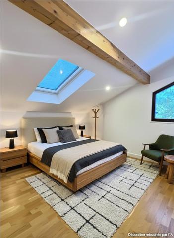 Chalet d’exception face aux montagnes, rare à saisir