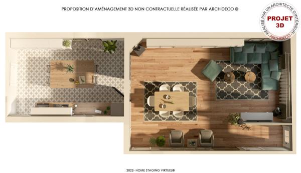 ROCHEFORT- Maison individuelle à rénover - jardin