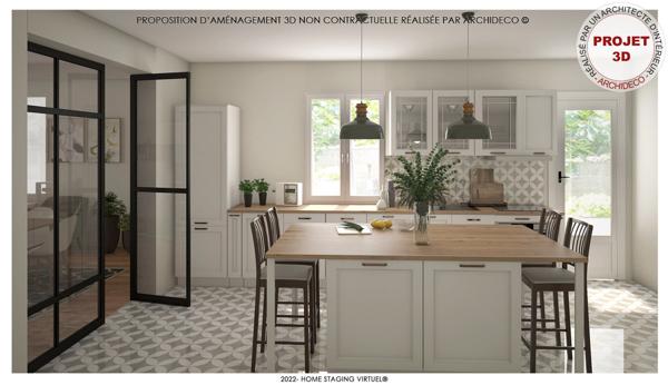 ROCHEFORT- Maison individuelle à rénover - jardin