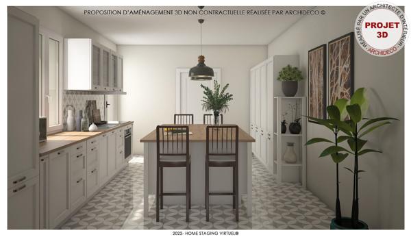 ROCHEFORT- Maison individuelle à rénover - jardin