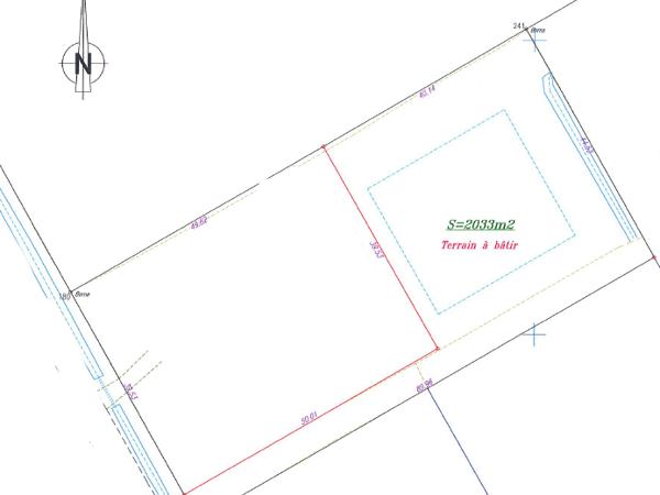 Terrain - 2033 m²