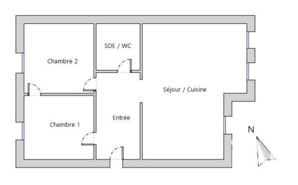 Appartement à vendre 3 pièces 63,9 m² Enghien-les-Bains