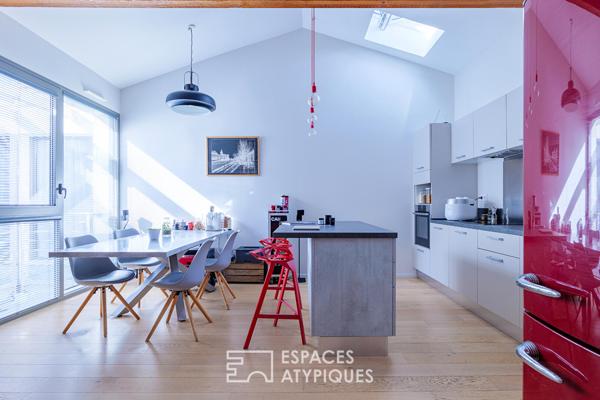 Duplex de standing aux équipements haut de gamme