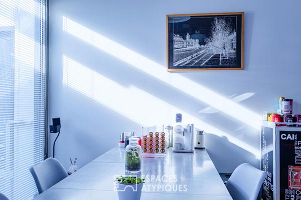 Duplex de standing aux équipements haut de gamme