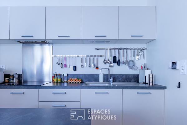 Duplex de standing aux équipements haut de gamme