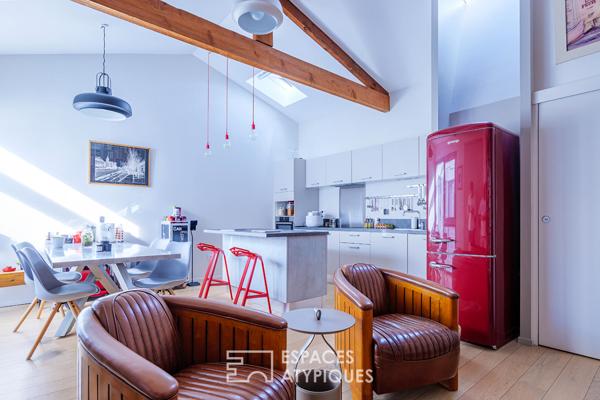 Duplex de standing aux équipements haut de gamme