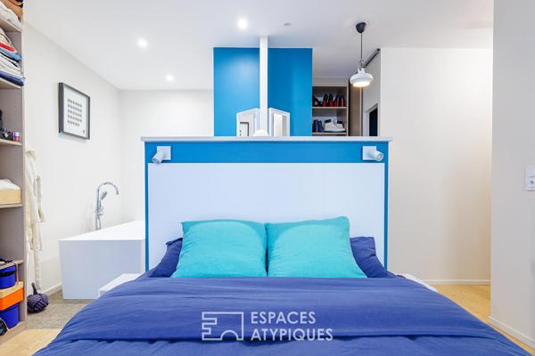 Duplex de standing aux équipements haut de gamme