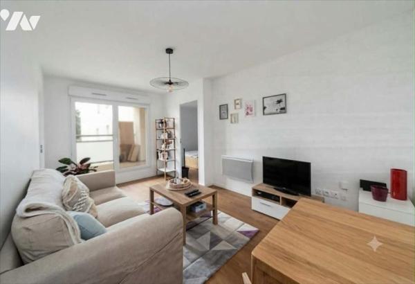 GRAND QUEVILLY - Quartier Matisse : Appartement vendu loué T2 (39,59 m²) avec garage double couvert