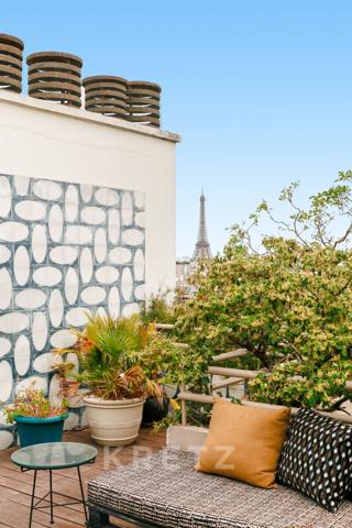 Paris 16ᵉ – Penthouse d’exception avec terrasses panoramiques