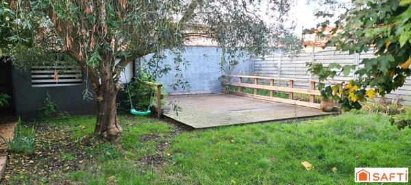 Maison de ville plain pied 142m2, 4 chambres, garage