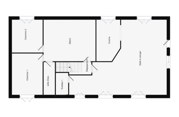 Maison avec fort potentiel commercial et habitation – Emplacement stratégique – Jardin 330 m² AYTRE (17)