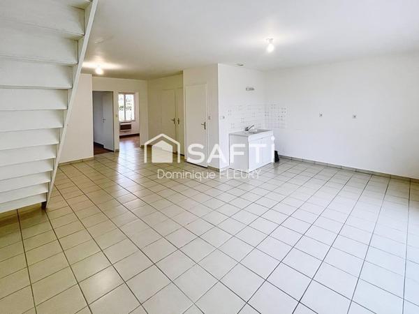 Maison de 86m2 avec garage.