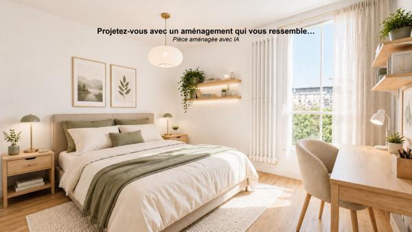 Appartement Cergy 2 pièce(s) 43.10 m2