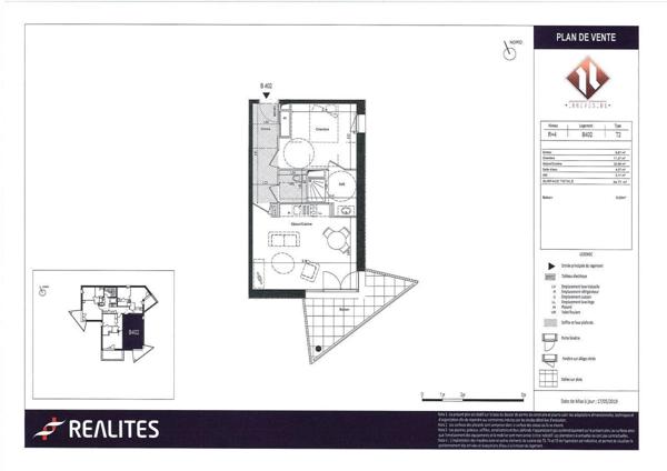 Appartement 2 Pièces * 44 M² * 35000 Rennes ,  
Rennes 35000