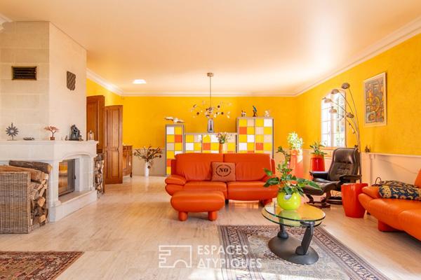 Propriété sur deux hectares avec panorama unique