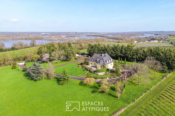 Propriété sur deux hectares avec panorama unique