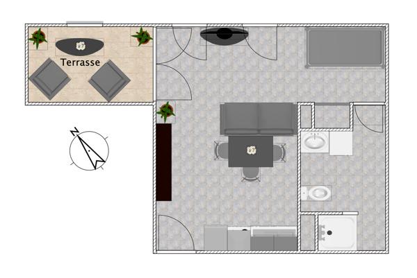 Appartement 1 pièce - 33 m²