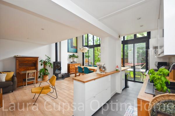 BOURG-LA-REINE - MAISON 5/6 PIECES - 108 M² HABITABLES - 112 M² UTILES - 3 CHAMBRES - TERRAIN 161 M² - TRANSFORMATIONS ET EXTENSION EN 2015