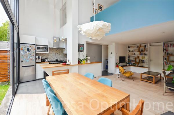 BOURG-LA-REINE - MAISON 5/6 PIECES - 108 M² HABITABLES - 112 M² UTILES - 3 CHAMBRES - TERRAIN 161 M² - TRANSFORMATIONS ET EXTENSION EN 2015