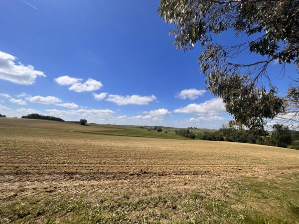 Saint-Clar (32380) Ancien Corps de Ferme Gersois à Rénover – 130 m² Habitation + 550 m² Dépendances – Vue Pyrénées