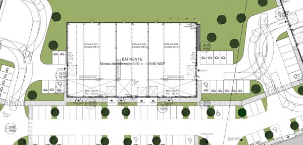 A25 La Chapelle-d’Armentières – Cellules d’activité modernes avec bureaux