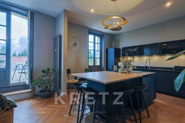 Appartement d'exception de 158 m2, 2 chambres au coeur d'un château du 18ème