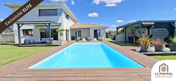 Maison 157 m² - 5 ch - 5 sde - Piscine - Garage