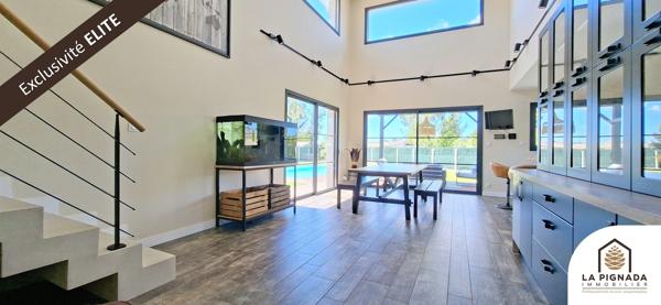 Maison 157 m² - 5 ch - 5 sde - Piscine - Garage