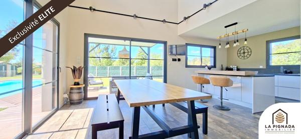 Maison 157 m² - 5 ch - 5 sde - Piscine - Garage