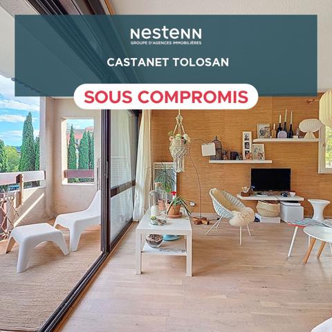 Appartement 2 pièces de 46m² avec terrasse à vendre proche des commodités à Castanet-Tolosan