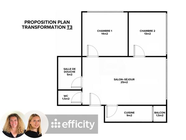 Appartement
         3 pièces
        - 66 m² Exclusivité 189 000 € *