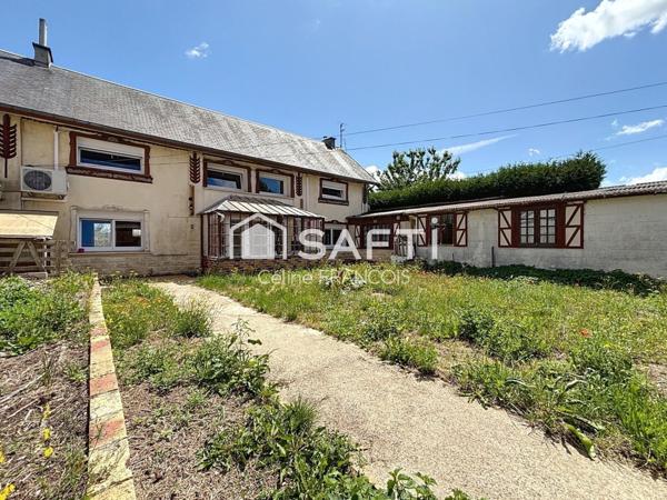 Maison avec travaux à finir, beau potentiel