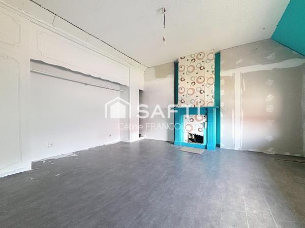 Maison avec travaux à finir, beau potentiel