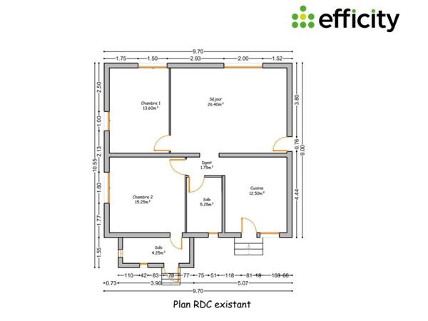 Terrain - 800 m² Exclusivité efficity