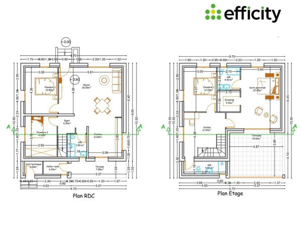 Terrain - 800 m² Exclusivité efficity