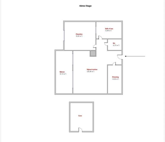 Appartement à vendre 2 pièces 47 m² Vallauris