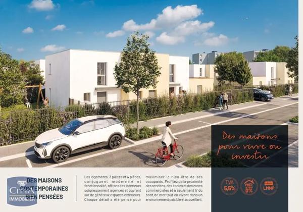 Maison à vendre 3 pièces 63.05m²