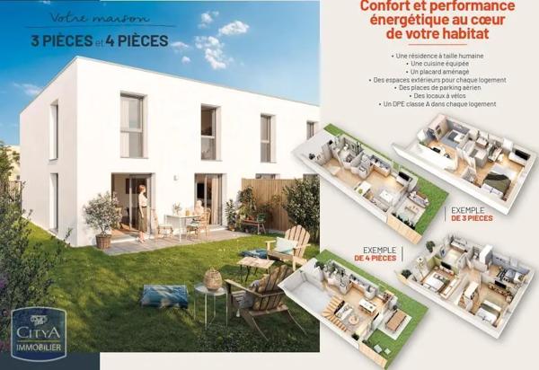 Maison à vendre 3 pièces 63.05m²