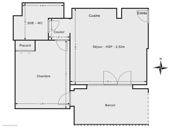 T2 de 39 m² -Terrasse 10 m² – Box en sous-sol – Résidence Vert Beaumont (Saint-Julien)