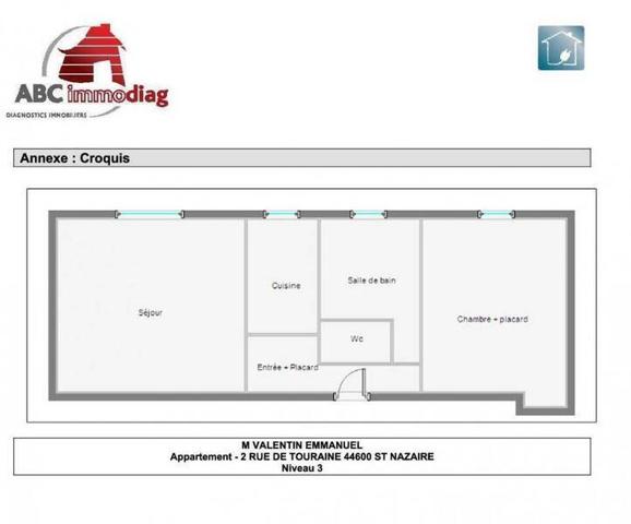 Appartement 2 pièces - 44600 Saint-Nazaire -  Centre Halles